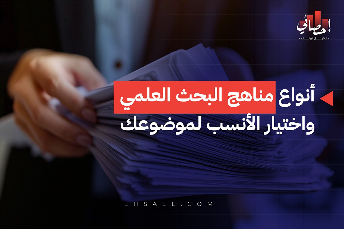 أنواع مناهج البحث العلمي واختيار الأنسب لموضوعك