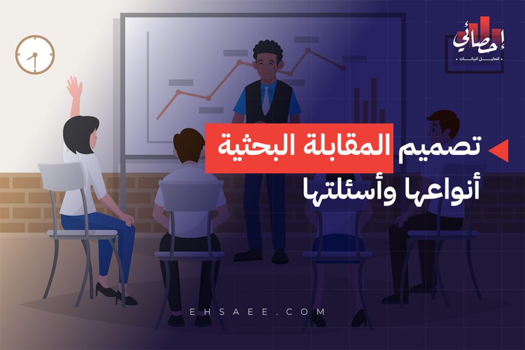 تصميم المقابلة البحثية أنواعها وأسئلتها