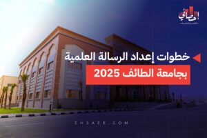 خطوات إعداد الرسالة العلمية بجامعة الطائف