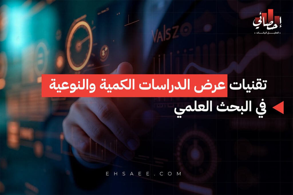 تقنيات عرض الدراسات الكمية والنوعية 2026 في البحث العلمي 1 تقنيات عرض الدراسات الكمية والنوعية في البحث العلمي