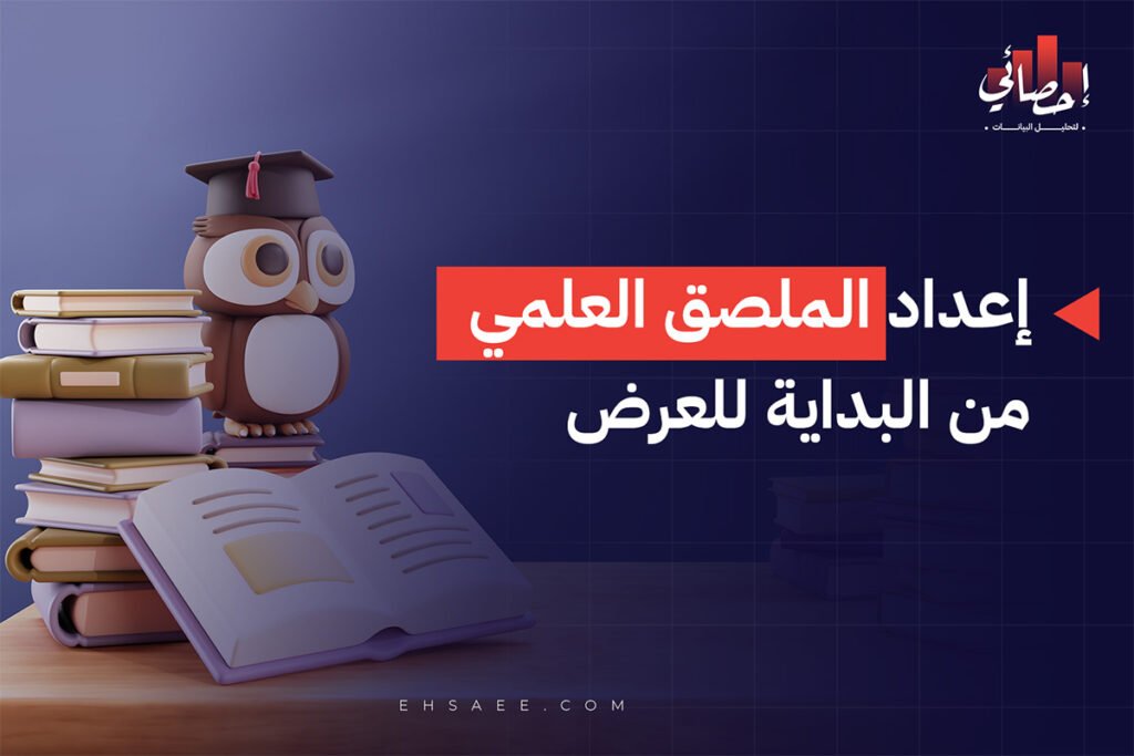 إعداد الملصق العلمي من البداية للعرض