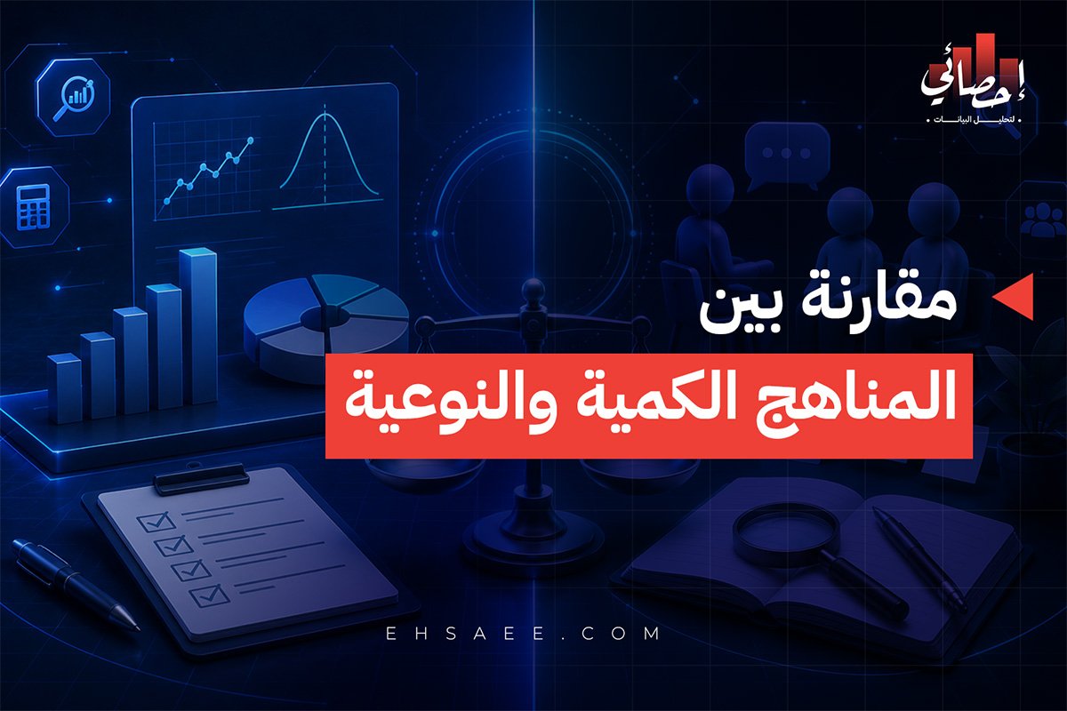 مقارنة بين المناهج الكمية والنوعية