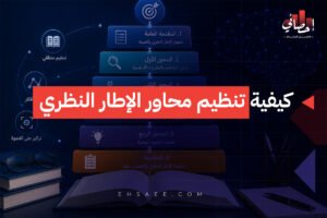 كيفية تنظيم محاور الإطار النظري