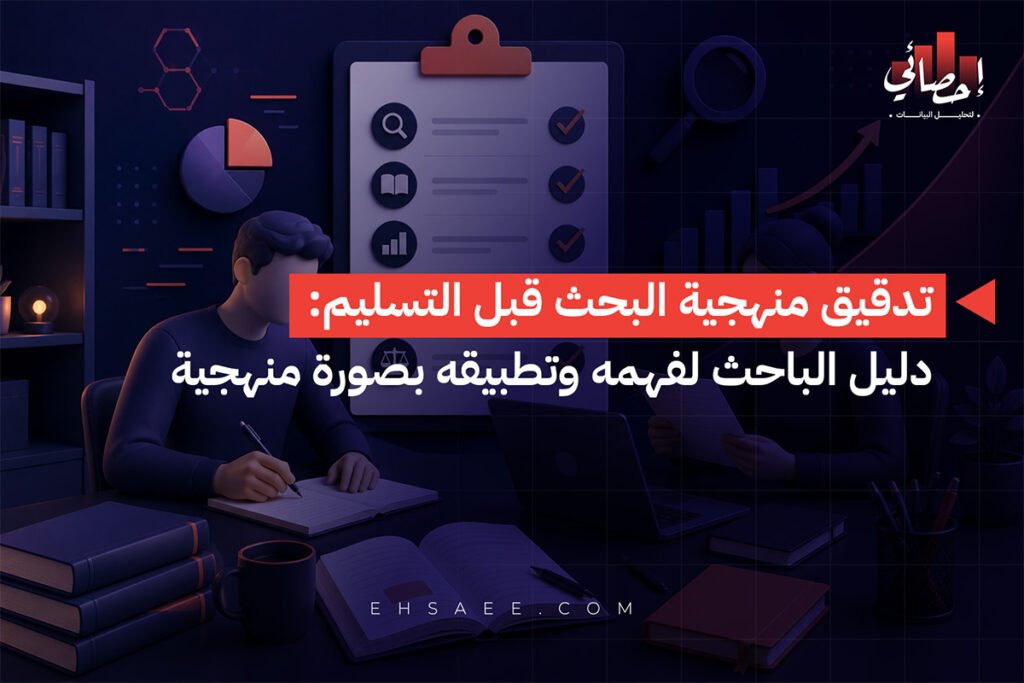 تدقيق منهجية البحث قبل التسليم دليل الباحث لفهمه وتطبيقه بصورة منهجية