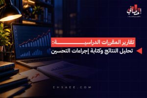 تقارير المقررات الدراسية تحليل النتائج وكتابة إجراءات التحسين