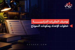 توصيف المقررات الدراسية خطوات الإعداد ومكونات النموذج