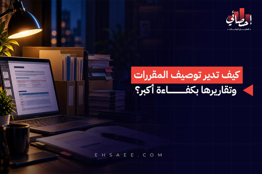كيف تدير توصيف المقررات وتقاريرها بكفاءة أكبر؟ 5 كيف تدير توصيف المقررات وتقاريرها بكفاءة أكبر؟
